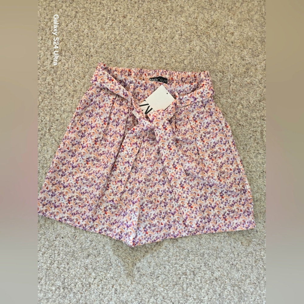 ZARA high waisted shorts